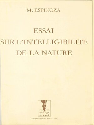 cover image of Essai sur l'intelligibilité de la nature